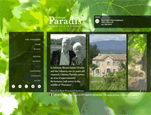 Tablet Screenshot of chateauparadis.com