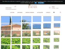 Tablet Screenshot of chateauparadis.fr